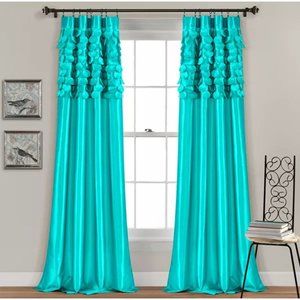 Lush Decor Turquoise Circle Dream Double Panel Set 54" W x 84" L each